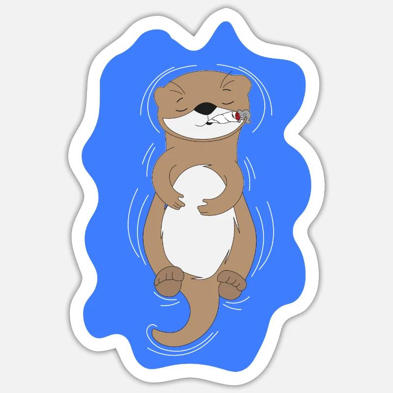 Ryger Odder Sticker størrelse S (10 x 10 cm)