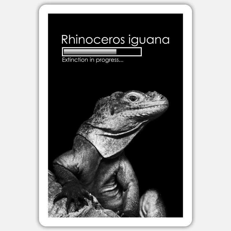 Extinction in progress Sticker taille S (10 x 10 cm)