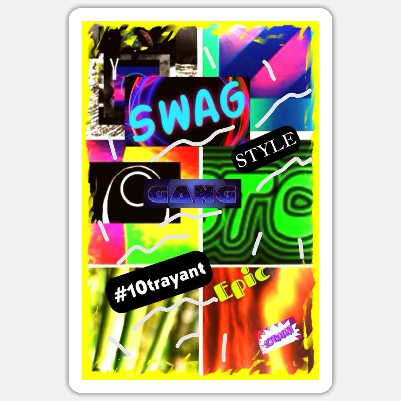 Sticker taille S (10 x 10 cm) - 