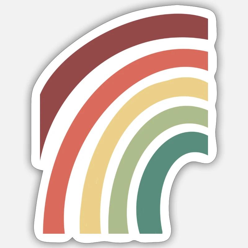 Rainbow Sticker size S (10 x 10 cm)