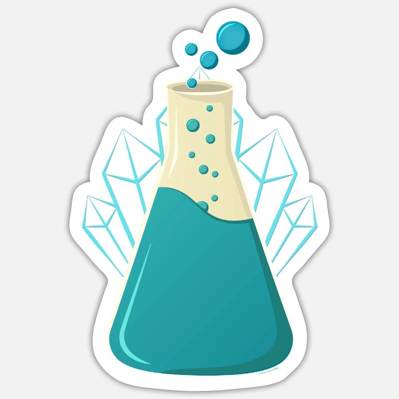 Blue Sky - Single - Sticker size S (10 x 10 cm) - white matte