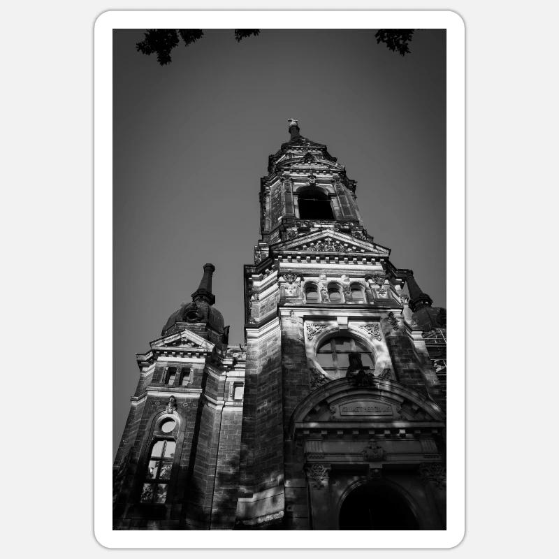 Trinitatiskirche Sticker Größe S (10 x 10 cm)