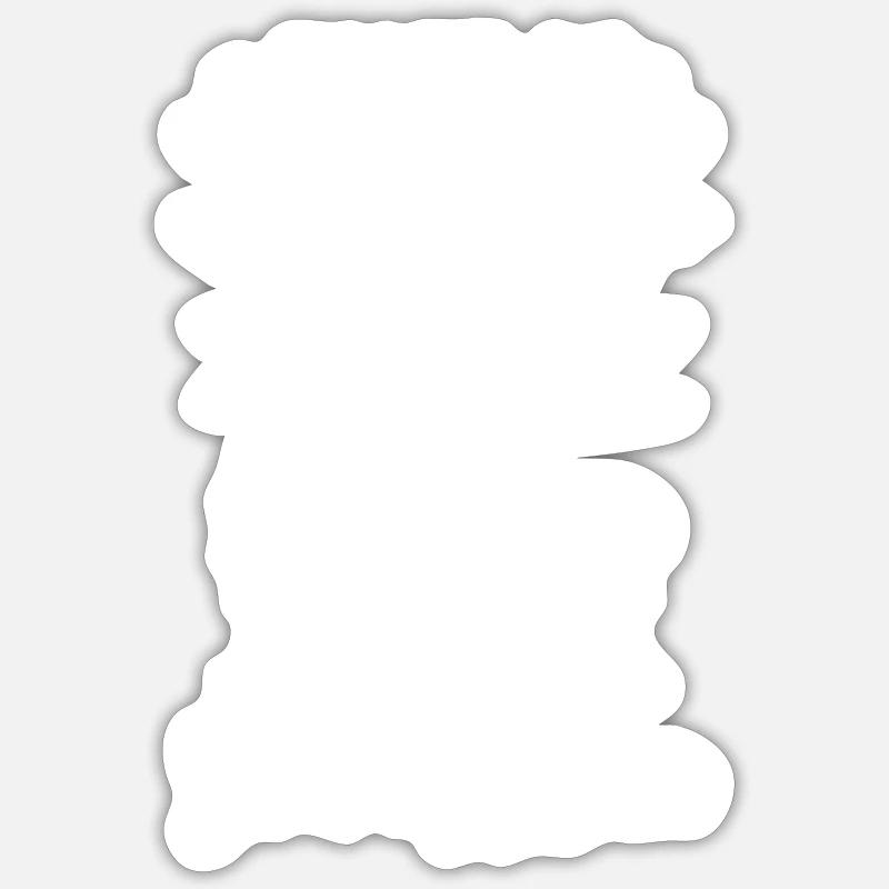 Warrior Saber Duel - Sticker size S (10 x 10 cm) - white matte
