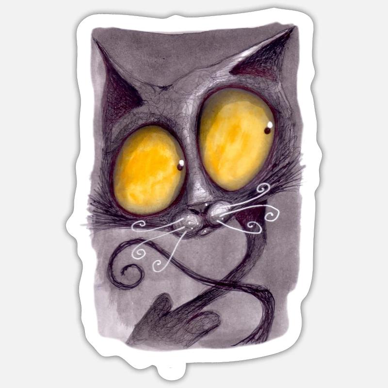 Seriennummer Cat 11 - Sticker Größe S (10 x 10 cm) - Mattweiß