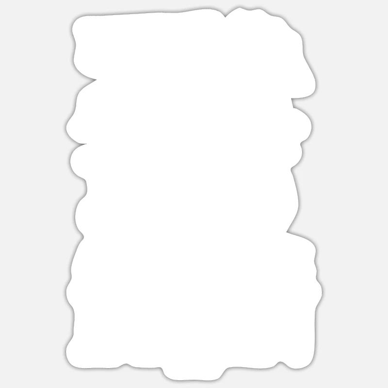Koala Spruch Geschenkidee - Sticker Größe S (10 x 10 cm) - Mattweiß