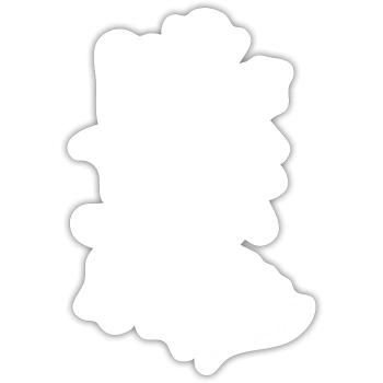 It's christmas time! - Sticker size S (10 x 10 cm) - white matte - Front