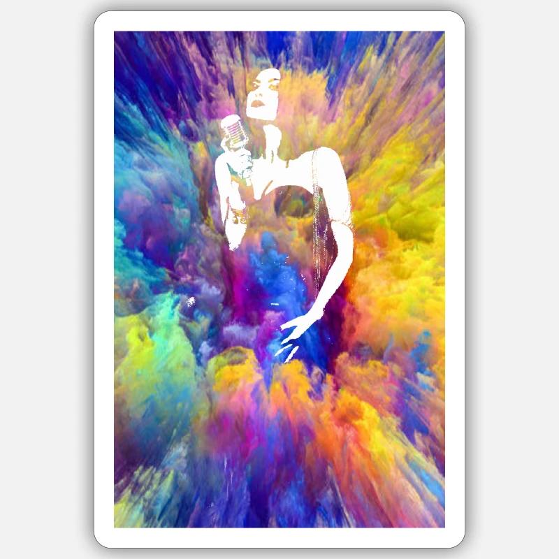 Sticker taille S (10 x 10 cm) - 