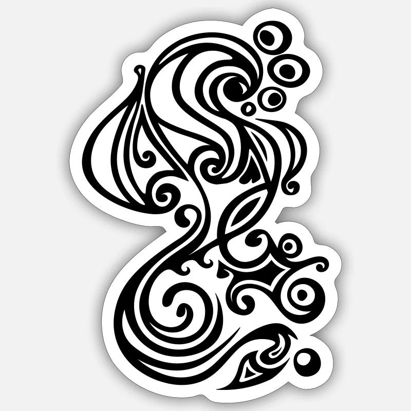 Seepferd Sticker Größe S (10 x 10 cm)