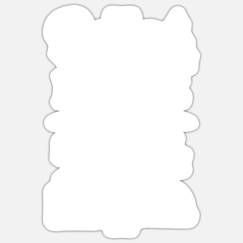 School - Sticker size S (10 x 10 cm) - white matte