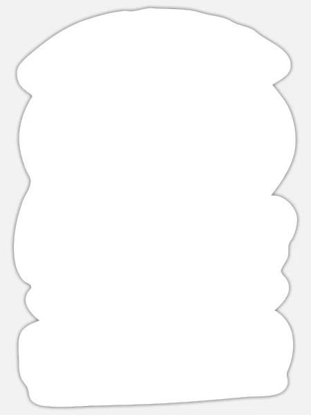 Hühnchengeschenke für Hühnerliebhaber Hühnchen lustig - Sticker Größe S (10 x 10 cm) - Mattweiß