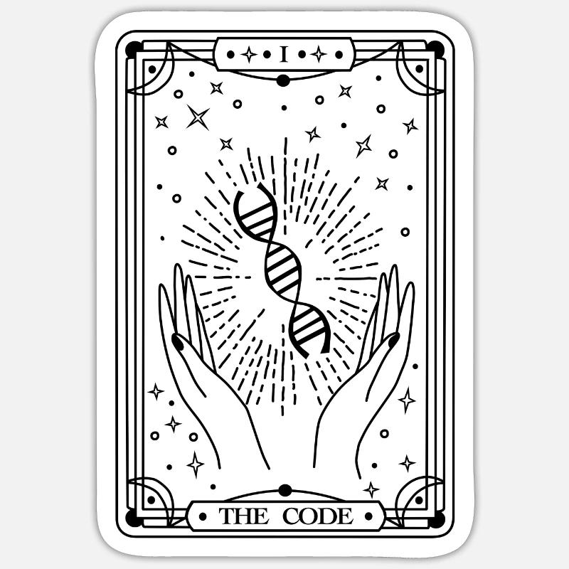 Le Code (noir) Sticker taille S (10 x 10 cm)