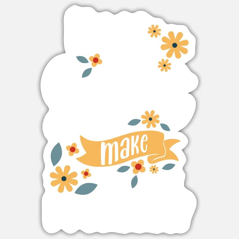 Schwangerschaft Liebe Werdende Mutter - Sticker Größe S (10 x 10 cm) - Mattweiß