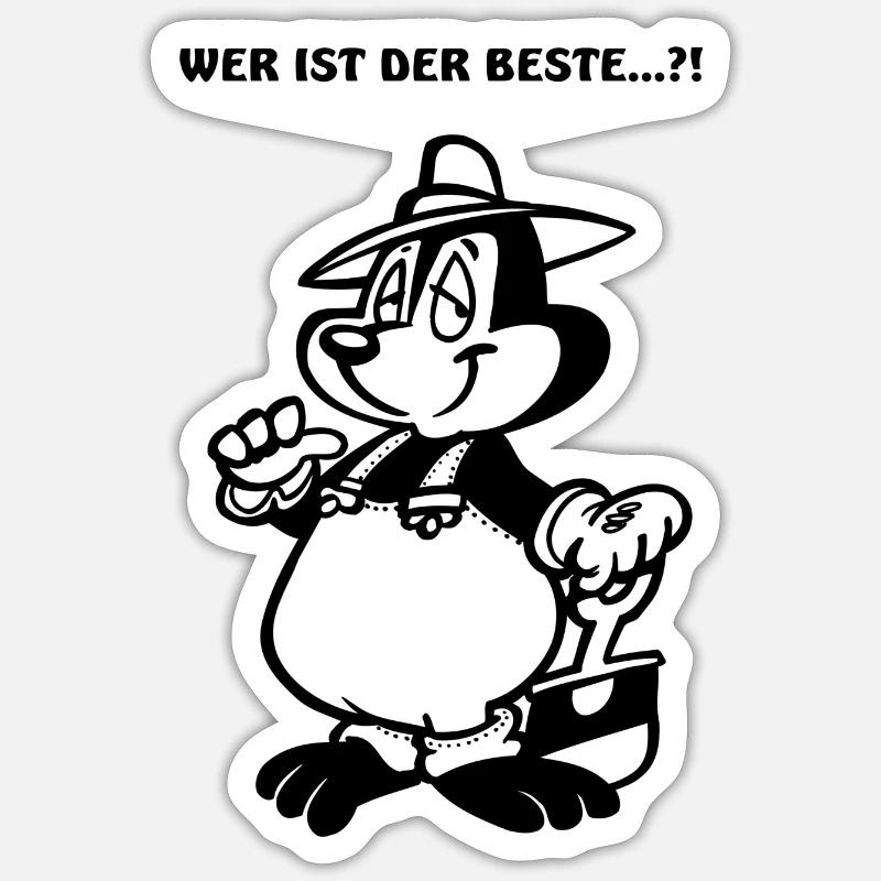 Sticker Größe S (10 x 10 cm) -
