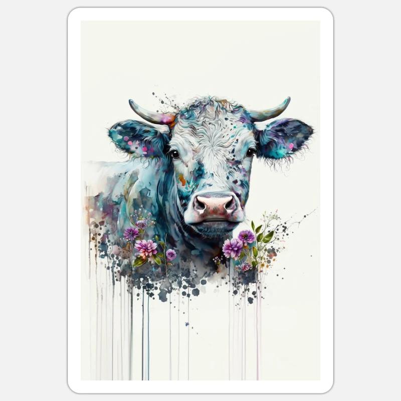 Dop - Sticker taille S (10 x 10 cm) - blanc mat