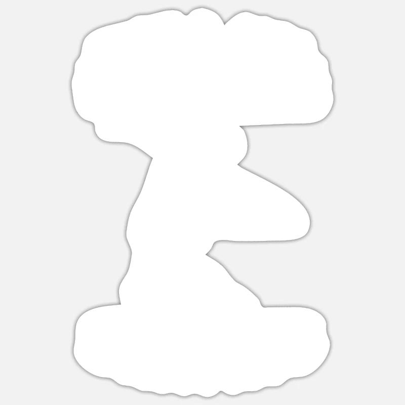 Eiskunstlauf Schlittschuh Eislauf Eiskunstlaufen - Sticker Größe S (10 x 10 cm) - Mattweiß