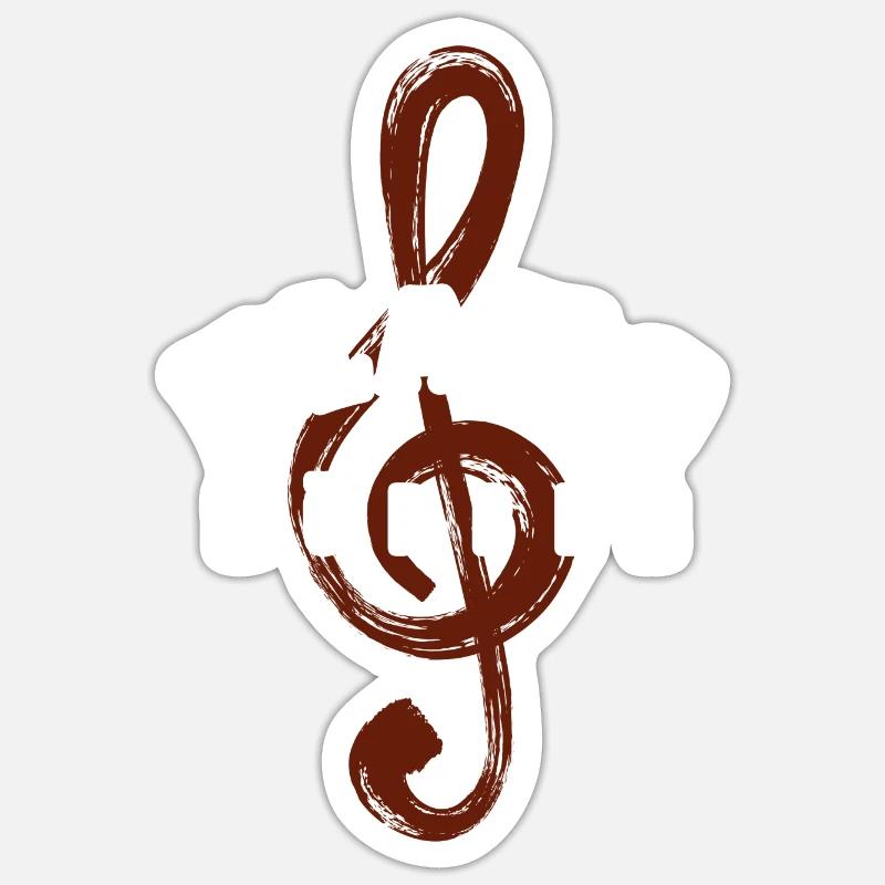 Klangkörper - Musik - Chor - Orchester - Dirigent Sticker Größe S (10 x 10 cm)