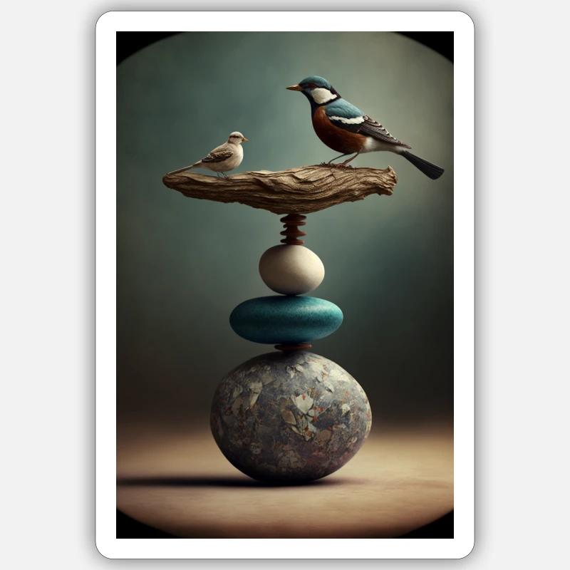 Balance case Sticker Größe S (10 x 10 cm)