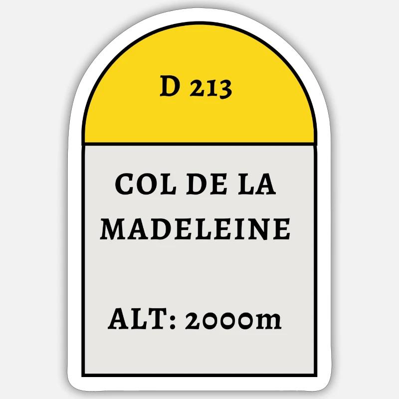 Cabbage de la Madeleine - Sticker size S (10 x 10 cm) - white matte