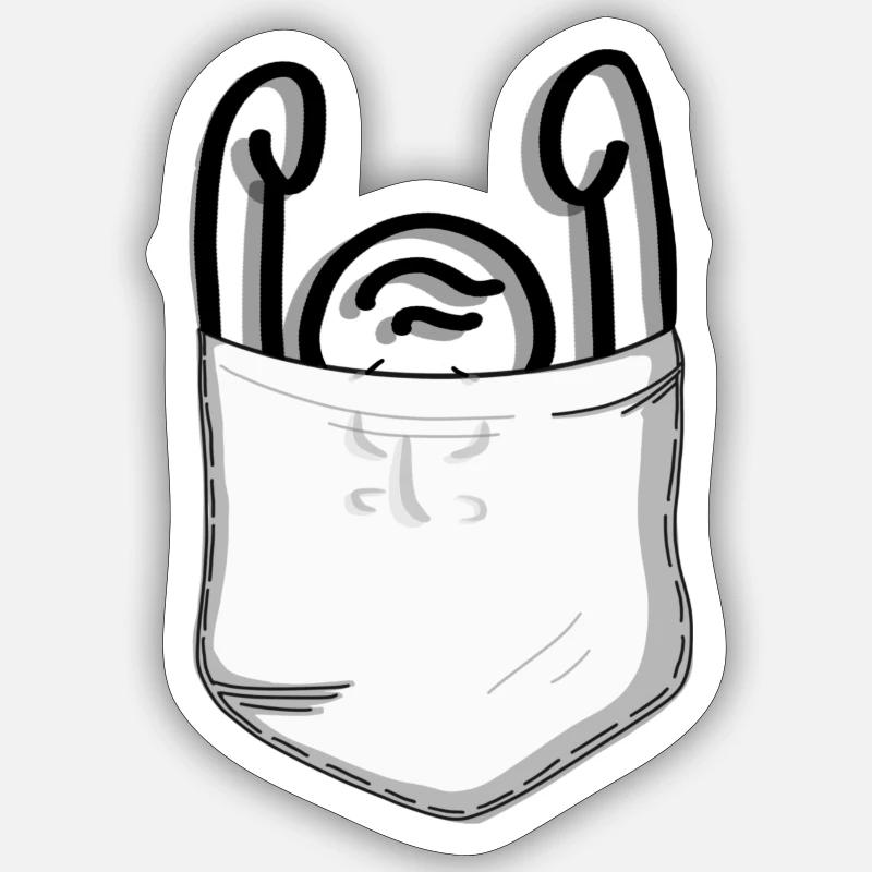 Sticker Größe S (10 x 10 cm) - 