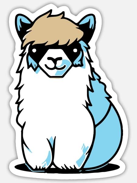  - Sticker Größe S (10 x 10 cm) - Mattweiß