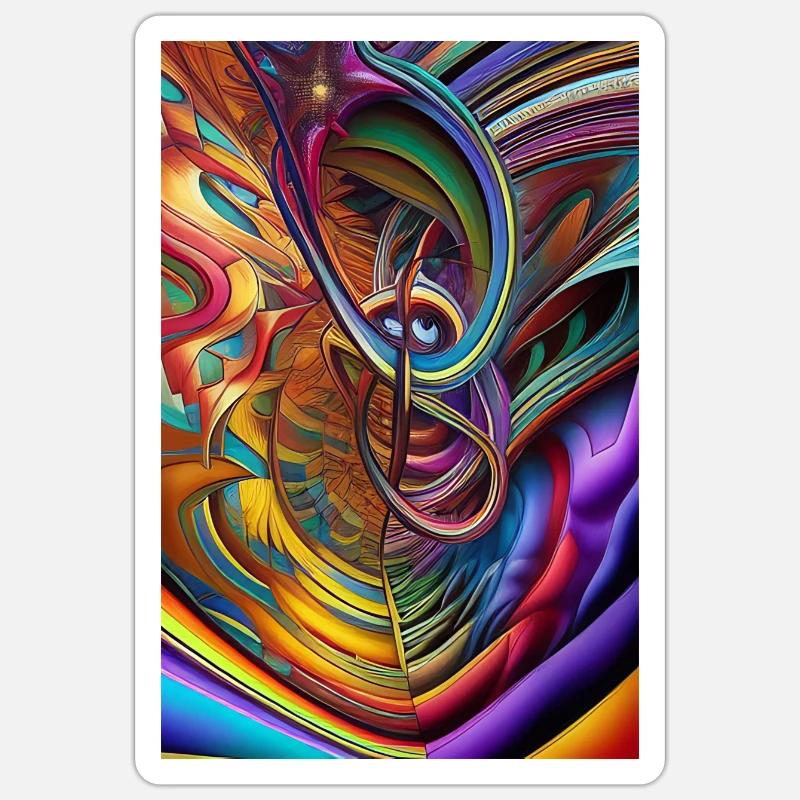 Sticker Größe S (10 x 10 cm) - 