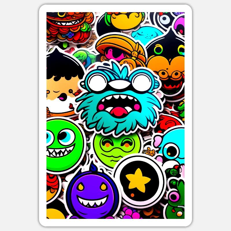 Sticker Größe S (10 x 10 cm) - 
