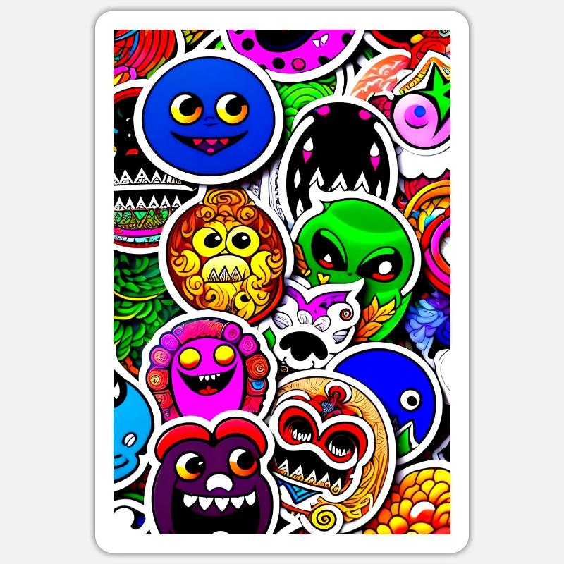 Sticker Größe S (10 x 10 cm) - 