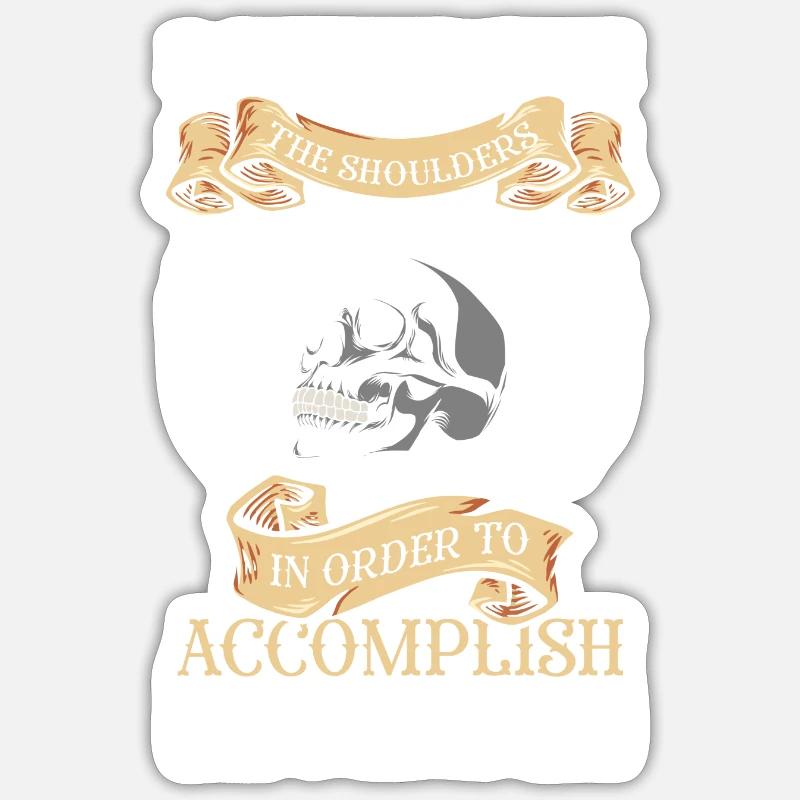 Il suffit de regarder drôle - Sticker taille S (10 x 10 cm) - blanc mat