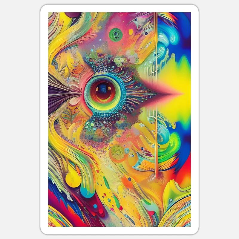 Sticker taille S (10 x 10 cm) - 