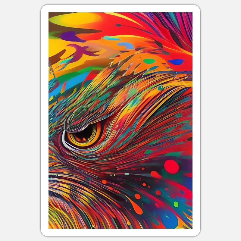 Sticker taille S (10 x 10 cm) - 