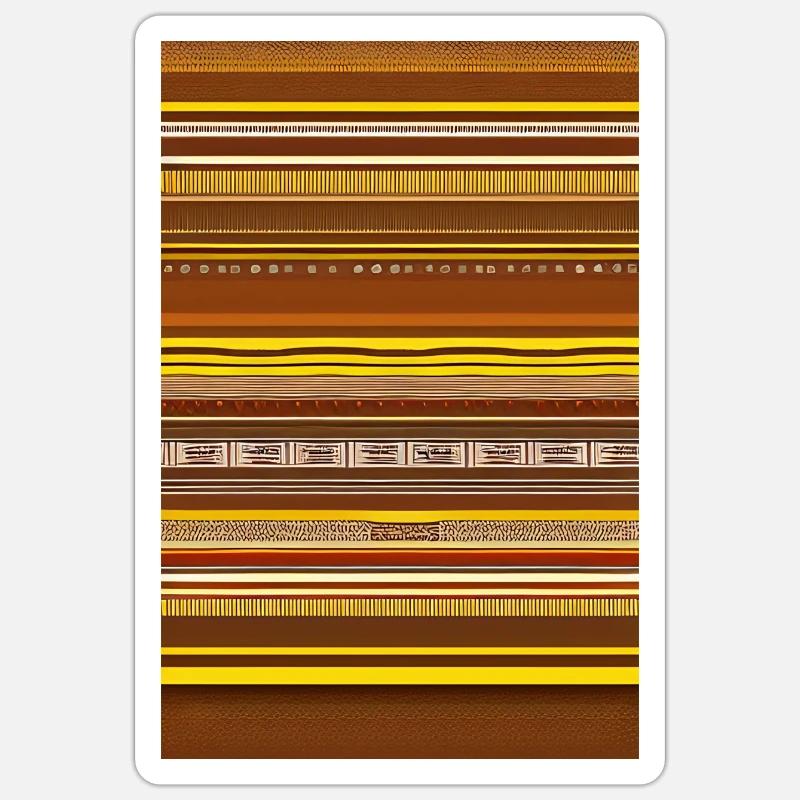 Vintage Pattern Sticker size S (10 x 10 cm)