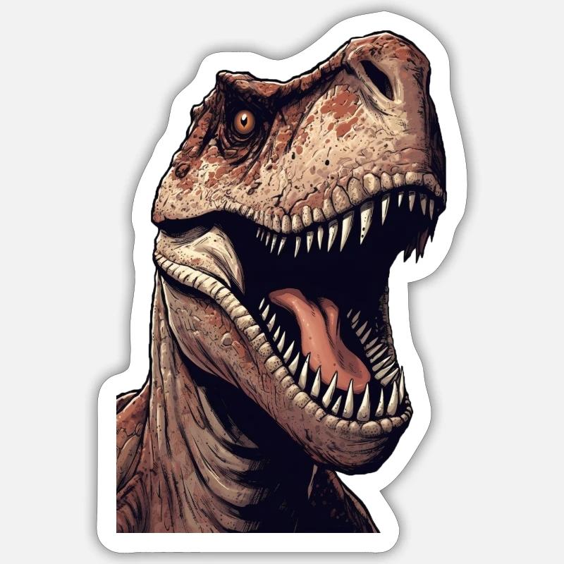 T-Rex Sticker size S (10 x 10 cm)