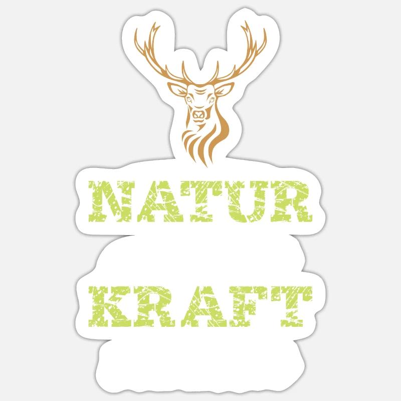 Experience nature, recharge your batteries Sticker size S (10 x 10 cm)