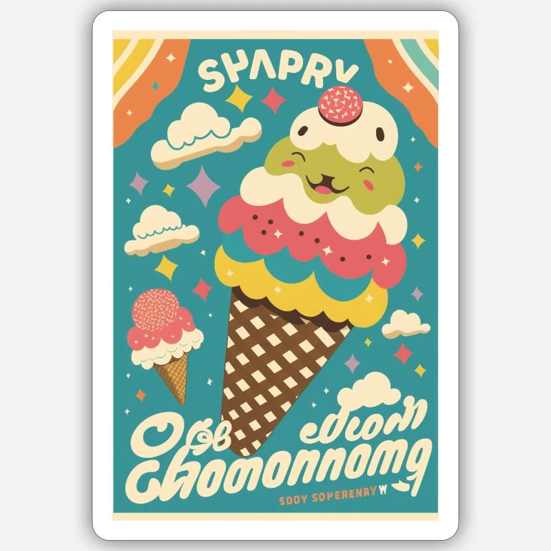 Sticker taille S (10 x 10 cm) - 