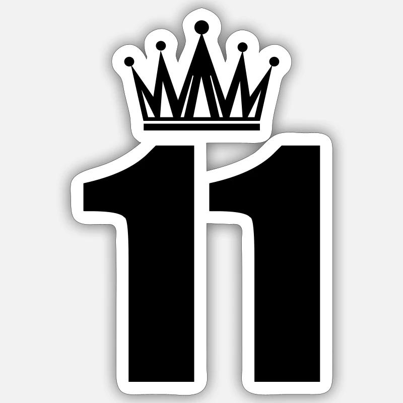 11 - Sticker taille S (10 x 10 cm) - blanc mat