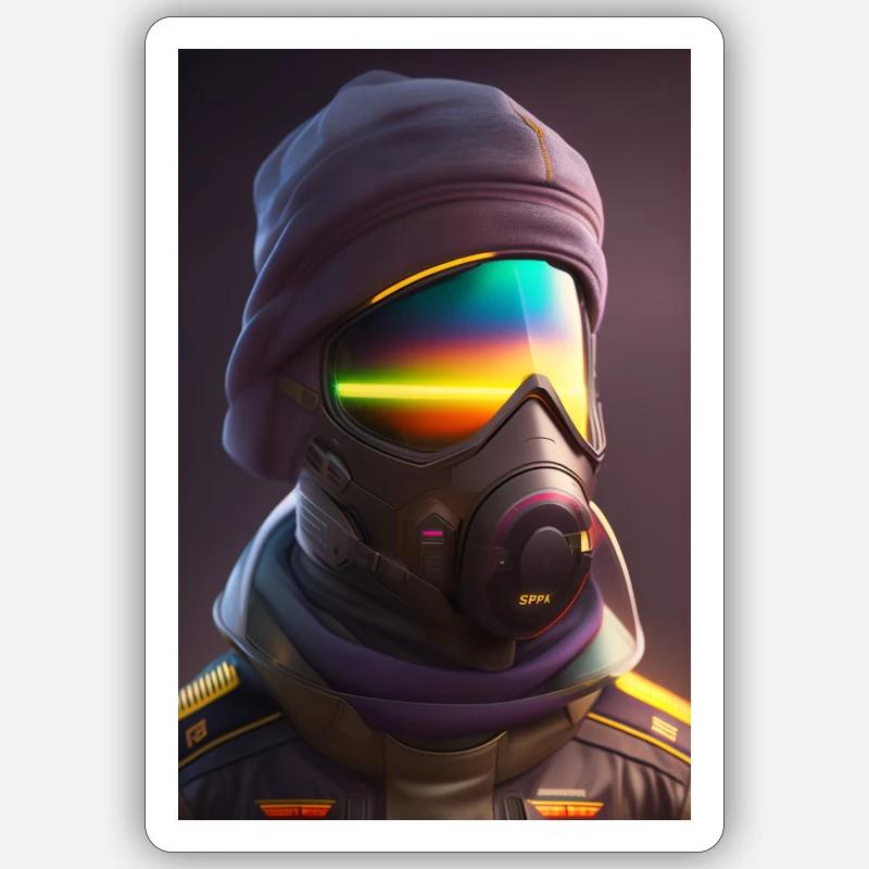 Sticker taille S (10 x 10 cm) - 