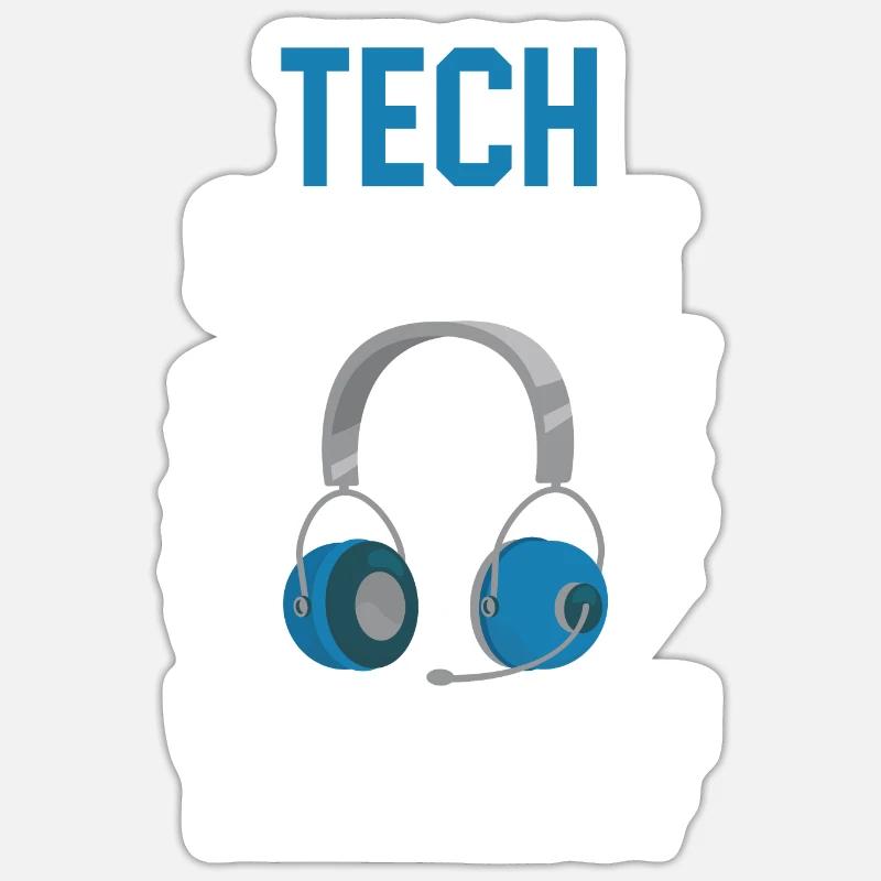 If all else fails Reboot Tech Support Sticker size S (10 x 10 cm)