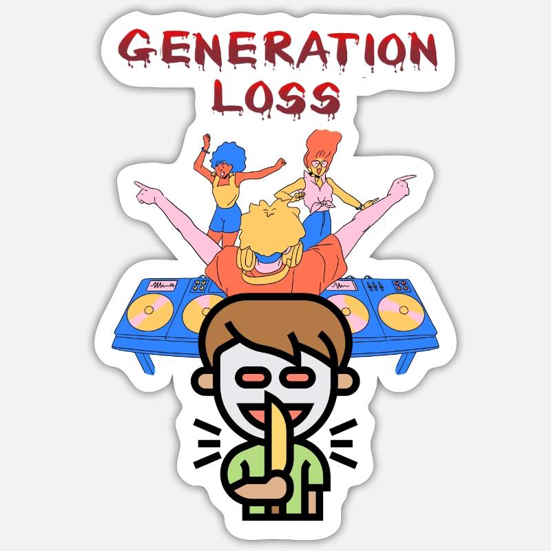 Sticker Größe S (10 x 10 cm) - 