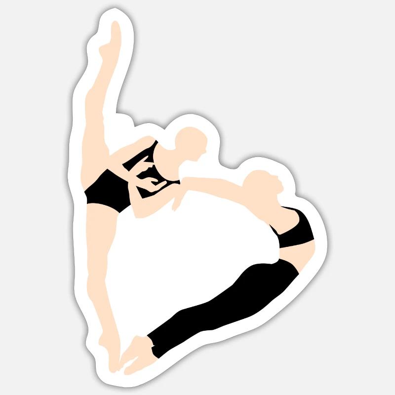 ABC - Sticker taille S (10 x 10 cm) - blanc mat