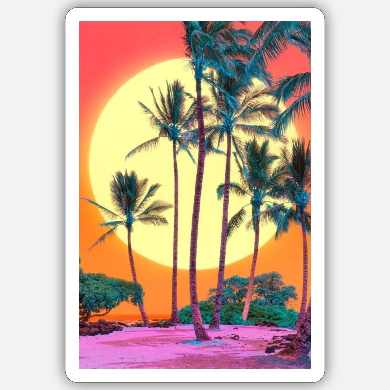 Mon design - Sticker taille S (10 x 10 cm) - blanc mat