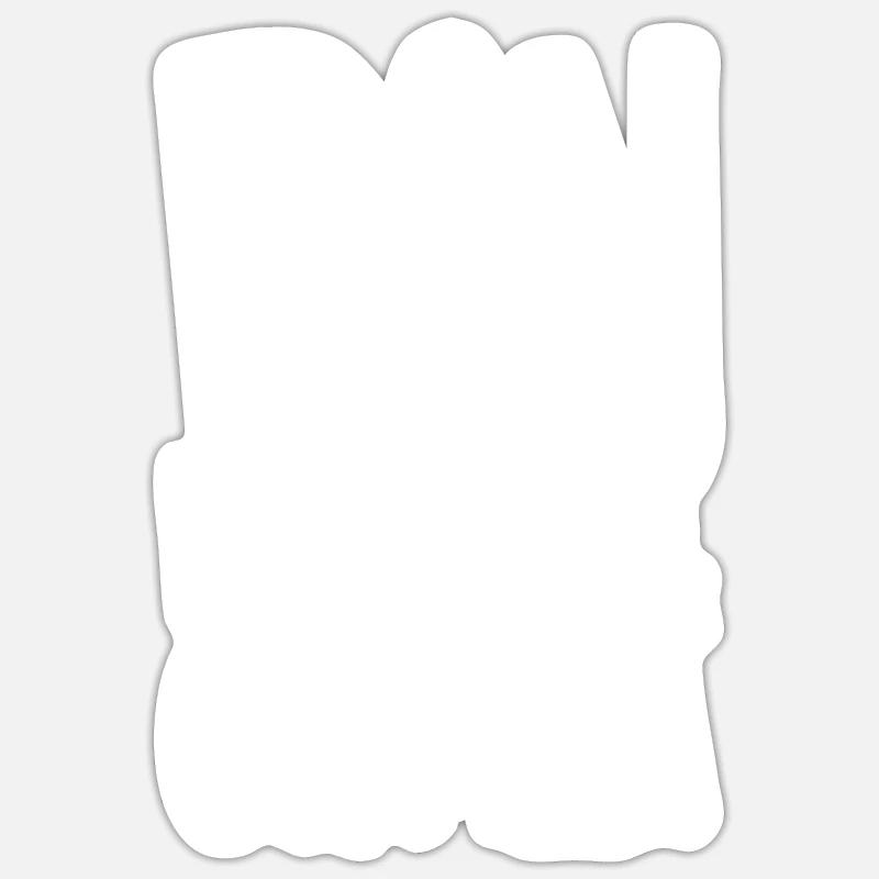 Ban Pineapple On Pizza - Sticker size S (10 x 10 cm) - white matte