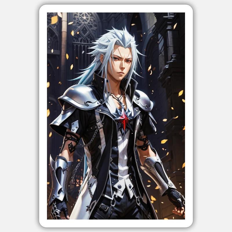 AI 3D Version 4 Sticker Größe S (10 x 10 cm)