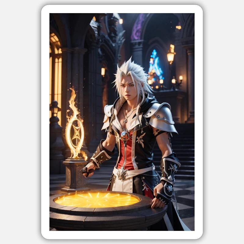 AI 3D Version 6 Sticker Größe S (10 x 10 cm)