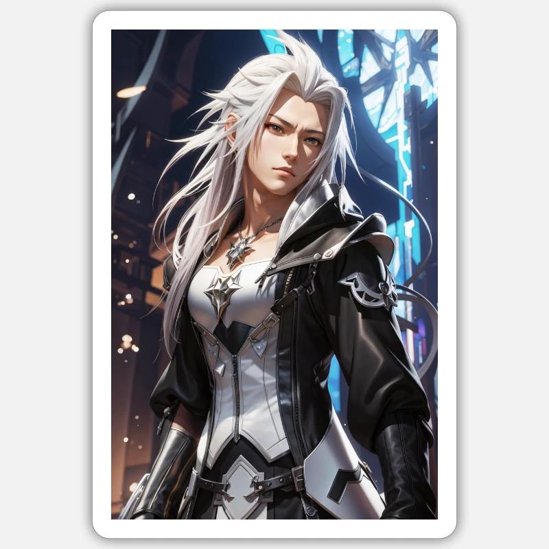 AI 3D Version 19 Sticker Größe S (10 x 10 cm)