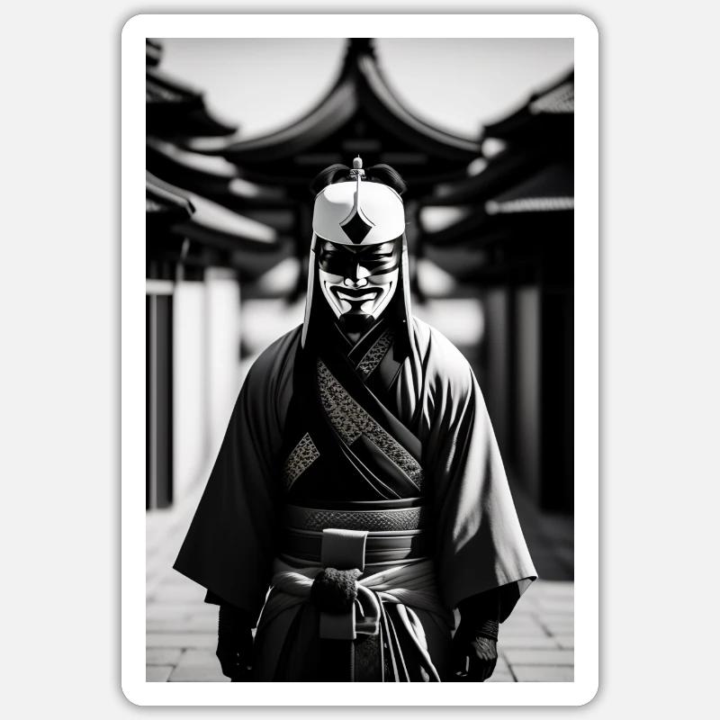 samurai Sticker taille S (10 x 10 cm)