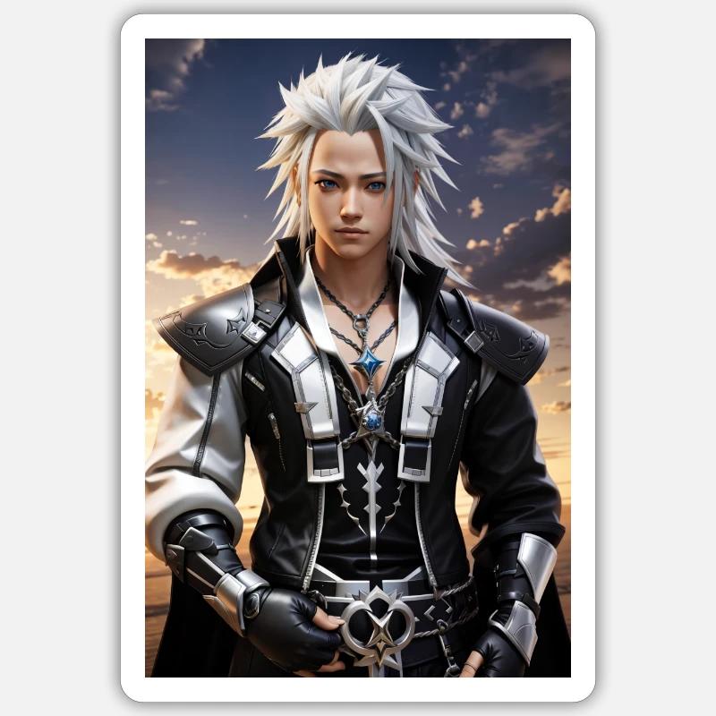 AI 3D Version 34 Sticker Größe S (10 x 10 cm)