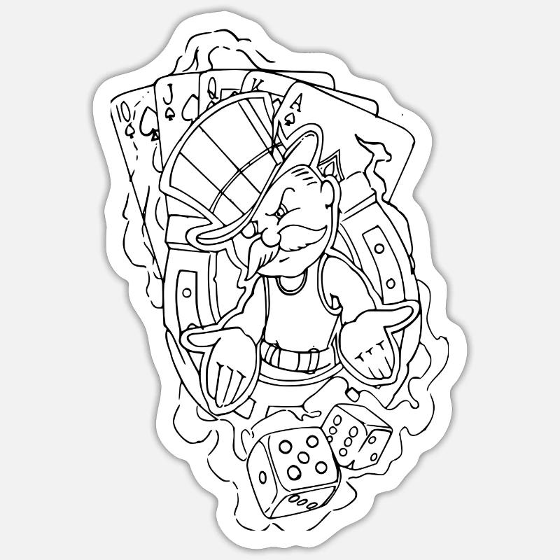 Sticker taille S (10 x 10 cm) - 