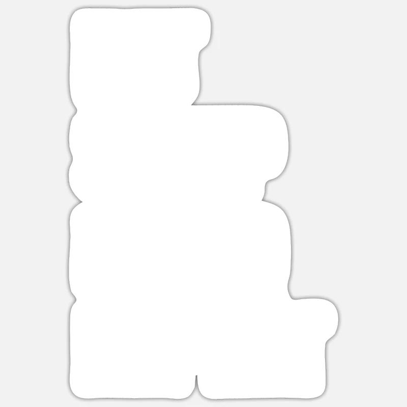 Manger dormir Piano Répéter - Sticker taille S (10 x 10 cm) - blanc mat