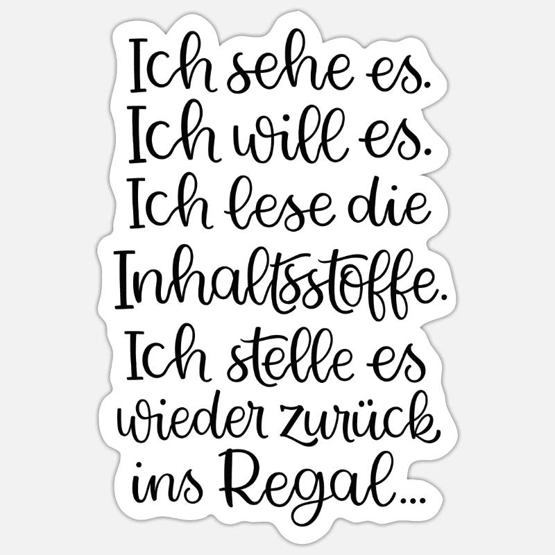 Sticker Größe S (10 x 10 cm) - 