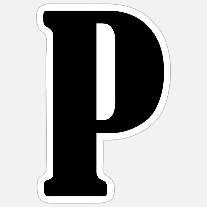 P - Sticker size S (10 x 10 cm) - white matte